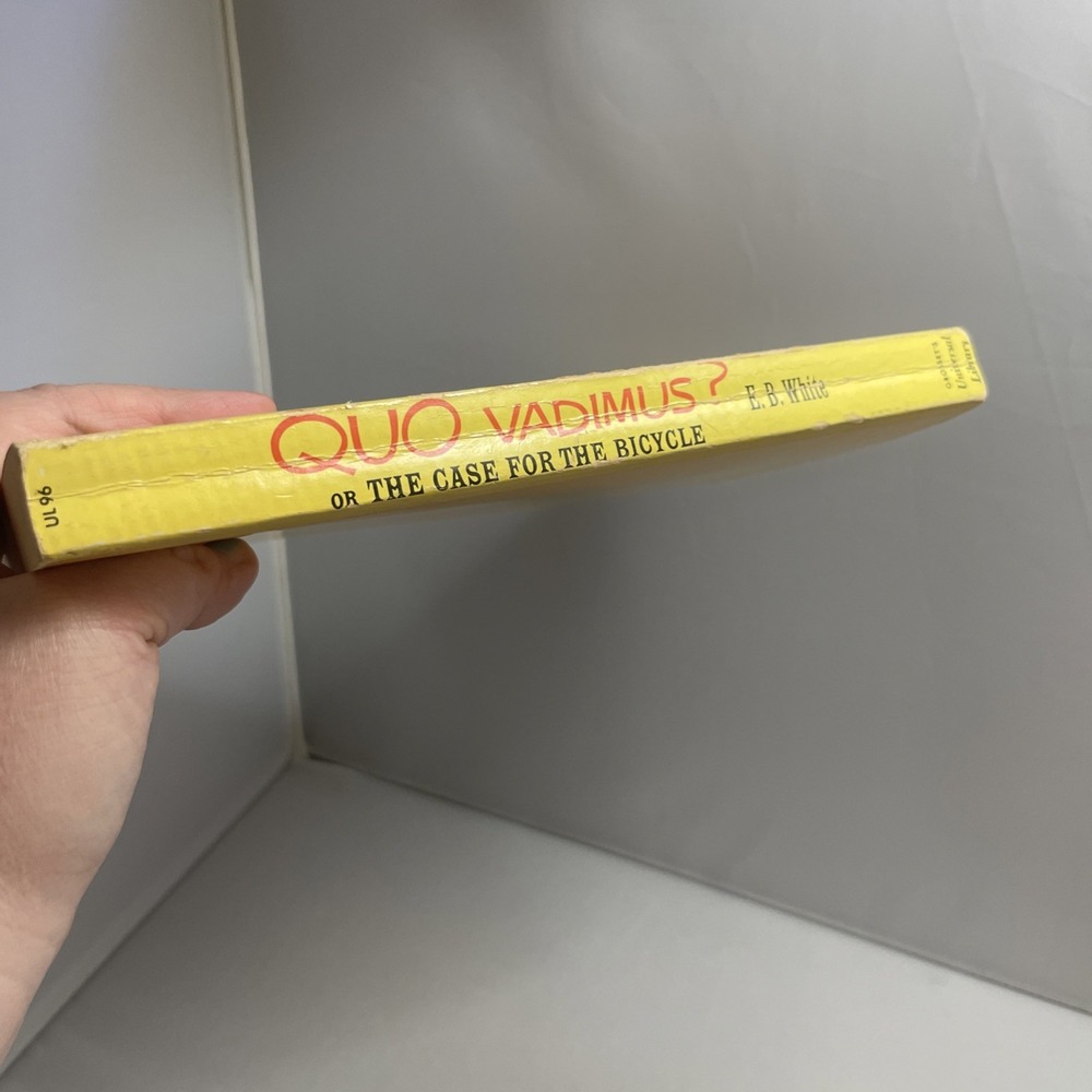 QUO VADIMUS by E.B.White NEW YORKER ARTICLES 1938 CASE FOR BICYCLE - Picture 6 of 16